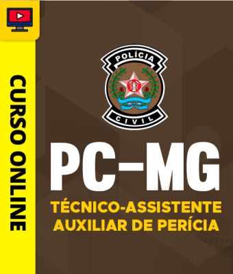 Curso Polícia Civil - MG - Técnico-Assistente - Auxiliar de Perícia - Imagem 1