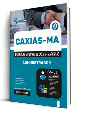 Apostila Prefeitura de Caxias - MA 2025 - Administrador - Imagem 2