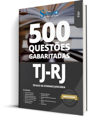 Caderno de Questões TJ-RJ - Técnico de Atividade Judiciária - 500 Questões Gabaritadas - Imagem 1