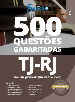 Caderno de Questões TJ-RJ - Analista Judiciário (sem especialidade) - 500 Questões Gabaritadas - Imagem 2