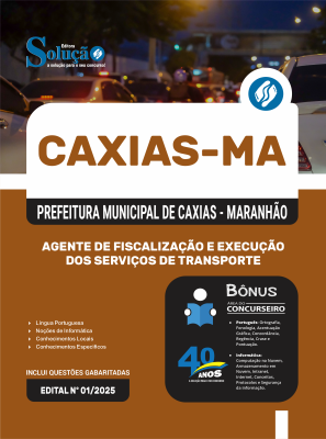 Apostila Prefeitura de Caxias - MA 2025 - Agente de Fiscalização e Execução dos Serviços de Transporte - Imagem 3