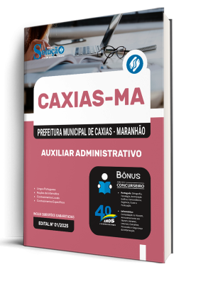 Apostila Prefeitura de Caxias - MA 2025 - Auxiliar Administrativo - Imagem 2