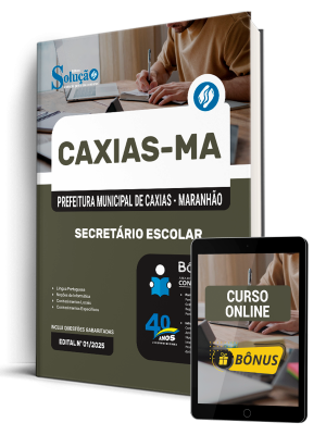 Apostila Prefeitura de Caxias - MA 2025 - Secretário Escolar - Imagem 1