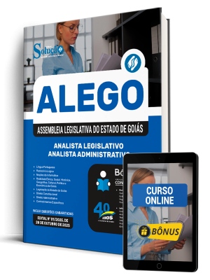 Apostila ALEGO 2025 - Analista Legislativo - Analista Administrativo - Imagem 1