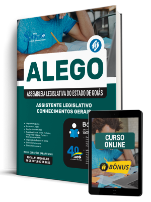 Apostila ALEGO 2025 - Assistente Legislativo - Conhecimentos Gerais - Imagem 1