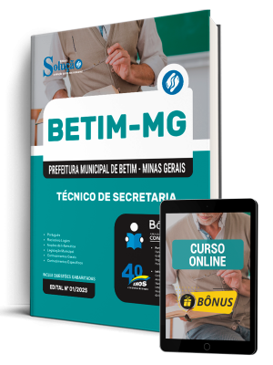 Apostila Prefeitura de Betim - MG 2025 - Técnico de Secretaria - Imagem 1