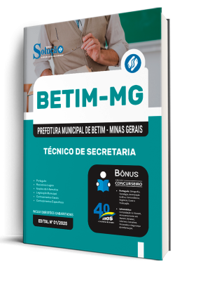 Apostila Prefeitura de Betim - MG 2025 - Técnico de Secretaria - Imagem 2