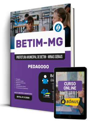 Apostila Prefeitura de Betim - MG 2025 - Pedagogo - Imagem 1