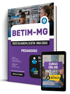 Apostila Prefeitura de Betim - MG 2025 - Pedagogo - Imagem 1