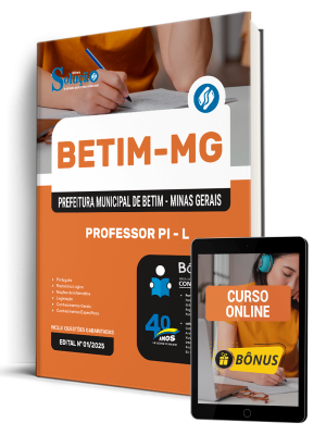 Apostila Prefeitura de Betim - MG 2025 - Professor PI - L - Imagem 1