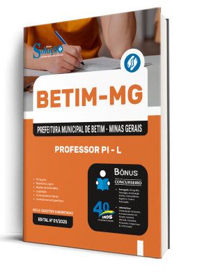 Apostila Prefeitura de Betim - MG 2025 - Professor PI - L - Imagem 2