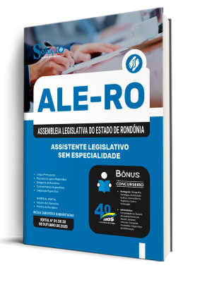 Apostila ALE-RO 2025 - Assistente Legislativo - Sem especialidade - Imagem 2