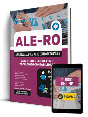 Apostila ALE-RO 2025 - Assistente Legislativo - Técnico em Contabilidade - Imagem 1