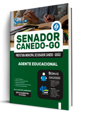 Apostila Prefeitura de Senador Canedo - GO 2026 - Agente Educacional - Imagem 2