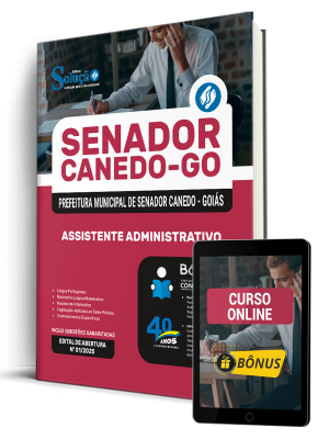 Apostila Prefeitura de Senador Canedo - GO 2026 - Assistente Administrativo - Imagem 1