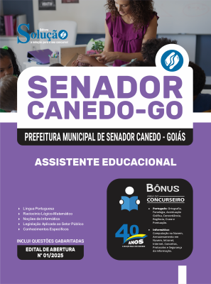 Apostila Prefeitura de Senador Canedo - GO 2025 - Assistente Educacional - Imagem 3