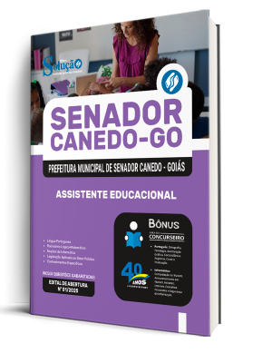 Apostila Prefeitura de Senador Canedo - GO 2026 - Assistente Educacional - Imagem 2