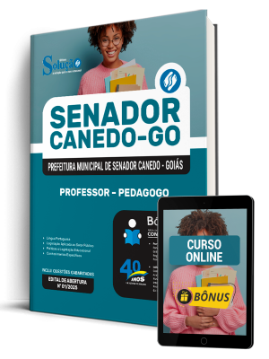Apostila Prefeitura de Senador Canedo - GO 2026 - Professor – Pedagogo - Imagem 1