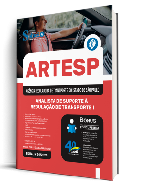 Apostila ARTESP 2025 - Analista de Suporte à Regulação de Transporte I - Imagem 1