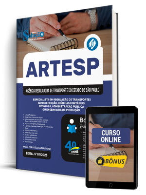 Apostila ARTESP 2025 - Especialista em Regulação de Transporte I - Administração, Ciências Contábeis, Economia, Administração Pública ou Engenharia de Produção - Imagem 2
