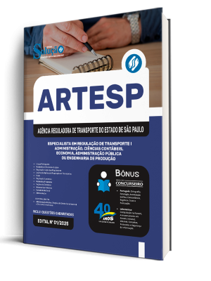 Apostila ARTESP 2026 - Especialista em Regulação de Transporte I - Administração, Ciências Contábeis, Economia, Administração Pública ou Engenharia de Produção - Imagem 2