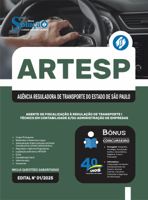 Apostila ARTESP 2025 - Agente de Fiscalização à Regulação de Transporte I - Técnico em Contabilidade e/ou Administração de Empresas - Imagem 3