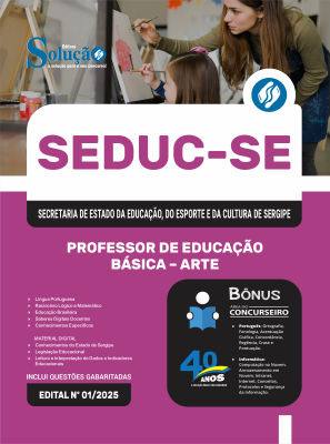 Apostila SEDUC-SE 2025 - Professor de Educação Básica – Arte - Imagem 3
