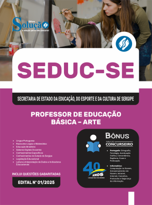 Apostila SEDUC-SE 2025 - Professor de Educação Básica – Arte - Imagem 3