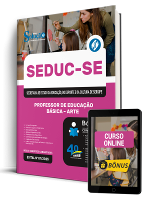 Apostila SEDUC-SE 2026 - Professor de Educação Básica – Arte - Imagem 1