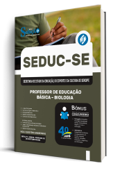 Capa Apostila SEDUC-SE 2025 - Professor de Educação Básica – Biologia