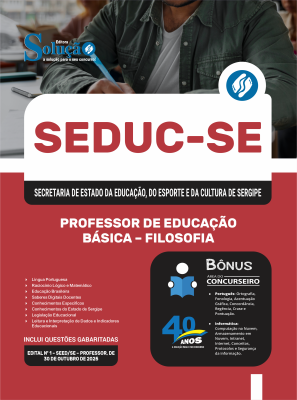Apostila SEDUC-SE 2025 - Professor de Educação Básica – Filosofia - Imagem 3