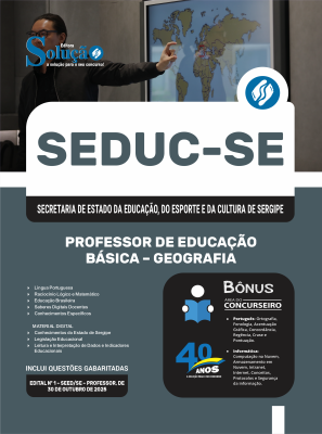 Apostila SEDUC-SE 2025 - Professor de Educação Básica – Geografia - Imagem 3
