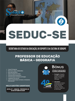 Apostila SEDUC-SE 2025 - Professor de Educação Básica – Geografia - Imagem 3