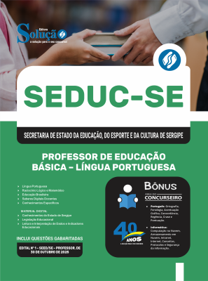 Apostila SEDUC-SE 2025 - Professor de Educação Básica – Língua Portuguesa - Imagem 3