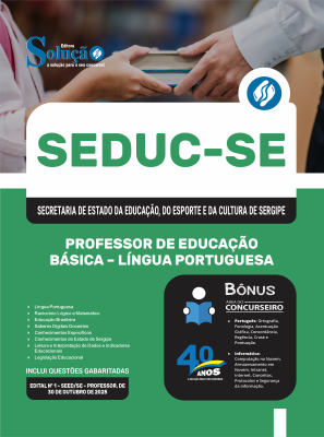 Apostila SEDUC-SE 2025 - Professor de Educação Básica – Língua Portuguesa - Imagem 3