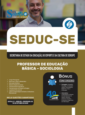 Apostila SEDUC-SE 2025 - Professor de Educação Básica – Sociologia - Imagem 3