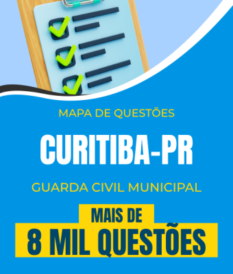Mapa de Questões Online - Pref. Curitiba-PR - Guarda Civil Municipal - 8 Mil Questões - Imagem 1