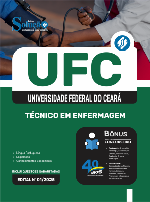 Apostila UFC 2025 - Técnico em Enfermagem - Imagem 3