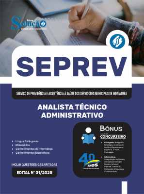 Apostila SEPREV 2026 em PDF - Analista Técnico Administrativo - Imagem 1