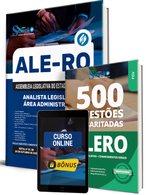 Combo ALE-RO 2025 - Analista Legislativo - Área Administrativa - Imagem 1