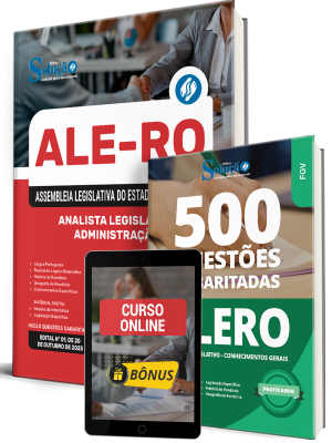 Combo ALE-RO 2025 - Analista Legislativo - Administração - Imagem 1