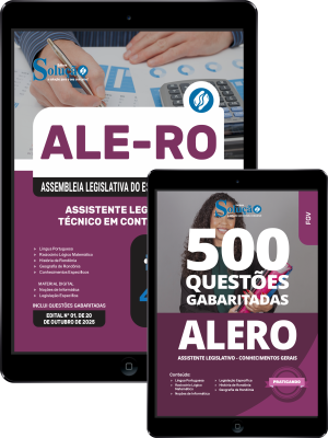 Combo ALE-RO 2025 - Assistente Legislativo - Técnico em Contabilidade - Imagem 1