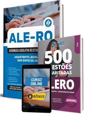 Combo ALE-RO 2025 - Assistente Legislativo - Sem especialidade - Imagem 1