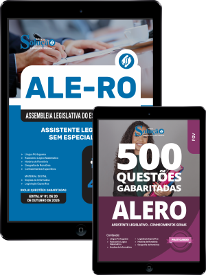 Combo ALE-RO 2025 - Assistente Legislativo - Sem especialidade - Imagem 1
