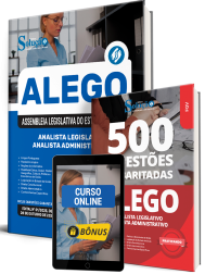 Combo ALEGO 2025 - Analista Legislativo - Analista Administrativo