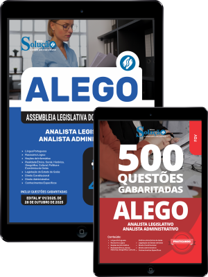 Combo ALEGO 2025 - Analista Legislativo - Analista Administrativo - Imagem 1