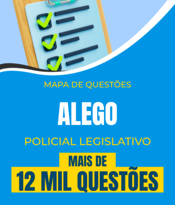 Mapa de Questões Online - ALEGO - Policial Legislativo - 12 Mil Questões - Imagem 1