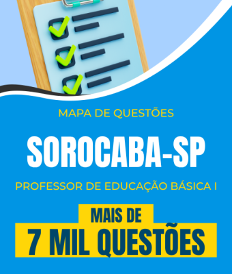 Mapa de Questões Online - Pref. Sorocaba-SP - Professor de Educação Básica I - 7 Mil Questões - Imagem 1