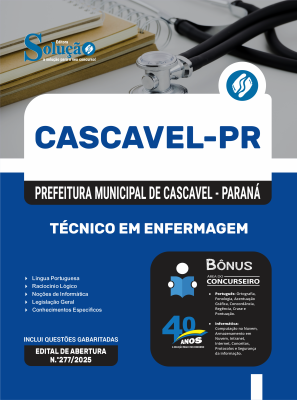 Apostila Prefeitura de Cascavel - PR 2025 - Técnico em Enfermagem - Imagem 3