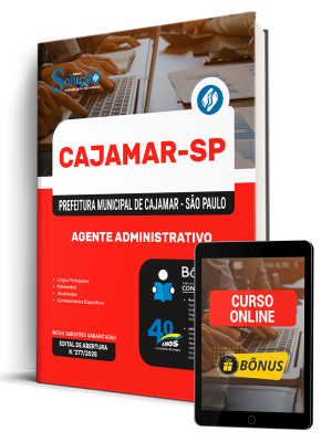 Apostila Prefeitura de Cajamar - SP 2026 - Agente Administrativo - Imagem 1